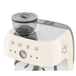 Smeg 50s Style Retro EGF03 Bean-to-Cup Espresso Coffee Machine - Cream