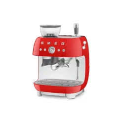 Smeg 50s Style Retro EGF03 Bean-to-Cup Espresso Coffee Machine - Red
