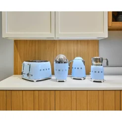 Smeg 50's Style Retro HMF01 Hand Mixer - Pastel Blue