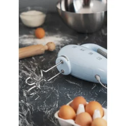 Smeg 50's Style Retro HMF01 Hand Mixer - Pastel Blue