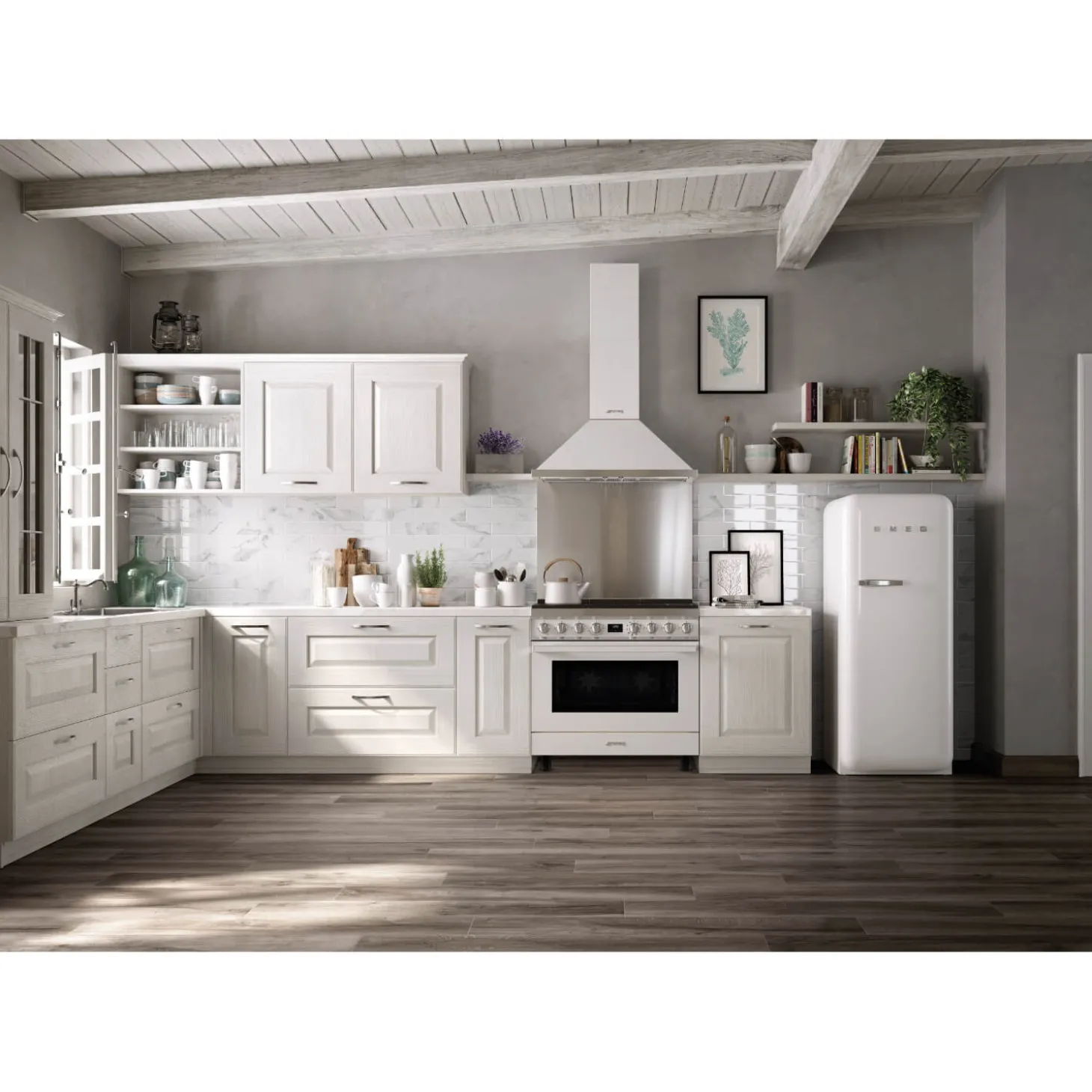 Smeg 50's Style Retro HMF01 Hand Mixer - White