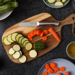 Smeg 50's Style Retro KBSF02 7-Piece Knife Block Set - Pastel Blue