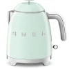 Smeg 50's Style Retro KLF05 Mini Jug Kettle - Pastel Green