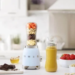 Smeg 50's Style Retro PBF01 Personal Blender - Pastel Blue