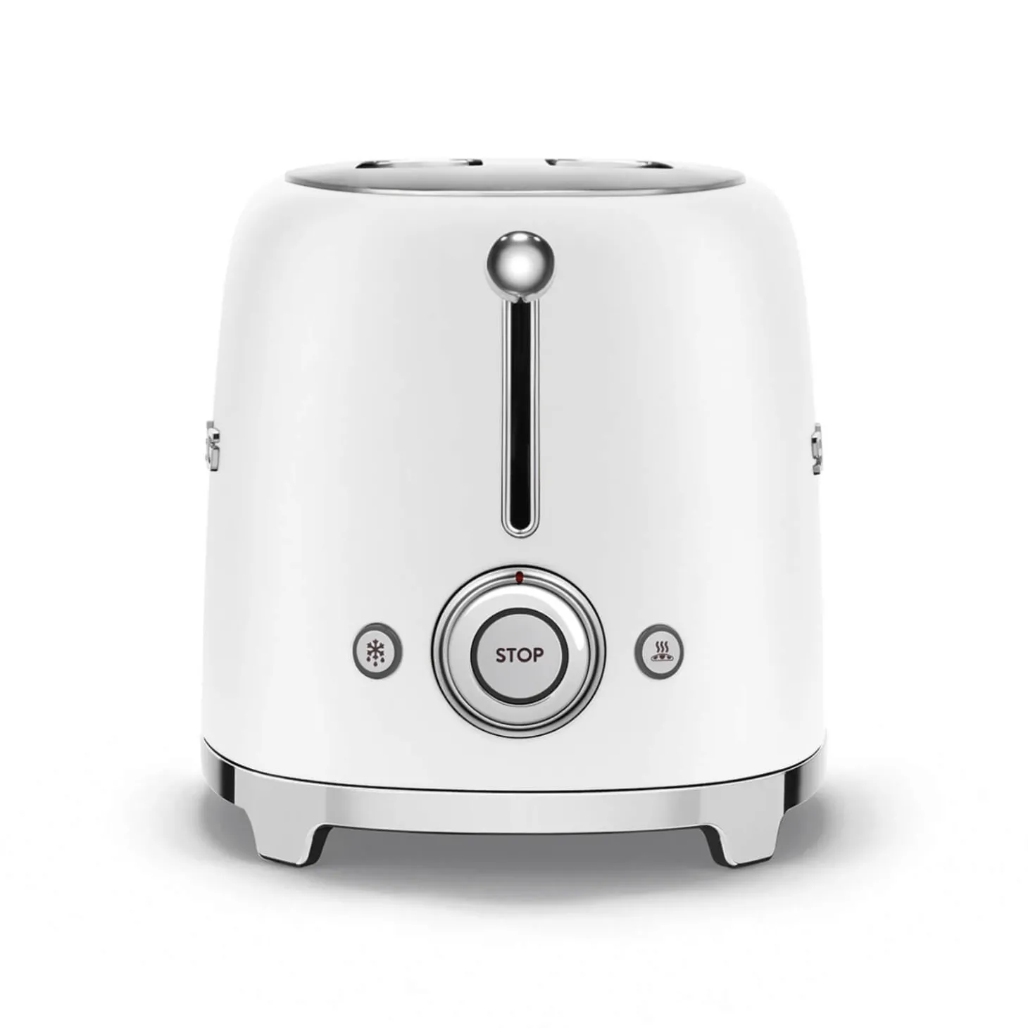 Smeg 50's Style Retro TSF01 2 Slice Toaster - Matte White