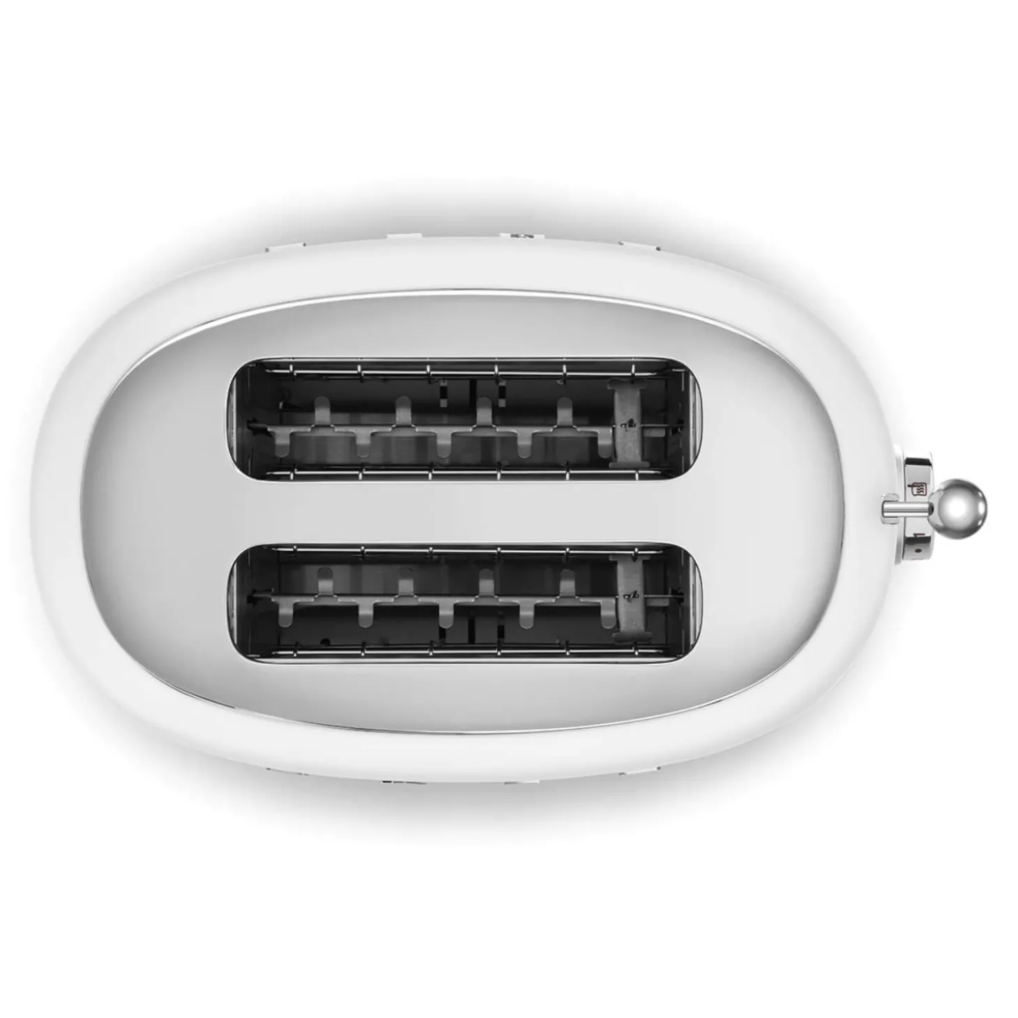 Smeg 50's Style Retro TSF01 2 Slice Toaster - Matte White