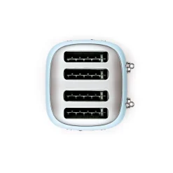 Smeg 50's Style Retro TSF03 4 Slice Toaster - Pastel Blue