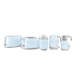 Smeg 50's Style Retro TSF03 4 Slice Toaster - Pastel Blue