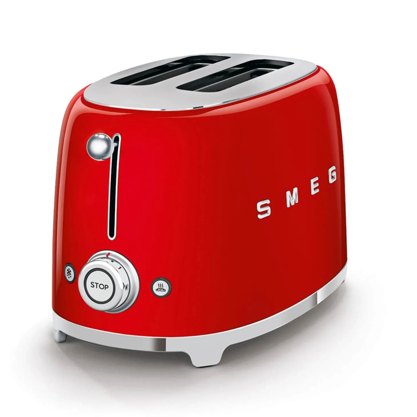 Smeg 50's Style Retro TSF01 2 Slice Toaster - Red