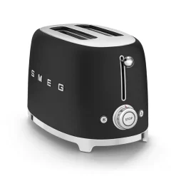 Smeg 50's Style Retro TSF01 2 Slice Toaster - Matte Black