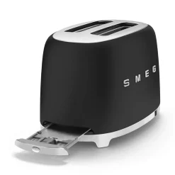 Smeg 50's Style Retro TSF01 2 Slice Toaster - Matte Black