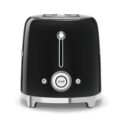 Smeg 50's Style Retro TSF01 2 Slice Toaster - Black
