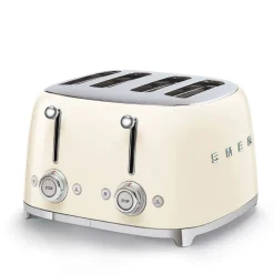 Smeg 50's Style Retro TSF03 4 Slice Toaster - Cream