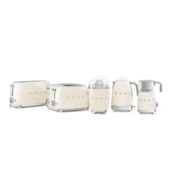 Smeg 50's Style Retro TSF03 4 Slice Toaster - Cream
