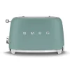 Smeg 50's Style Retro TSF01 2 Slice Toaster - Matte Emerald Green