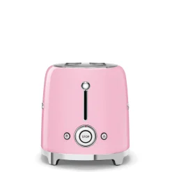 Smeg 50's Style Retro TSF01 2 Slice Toaster - Pink