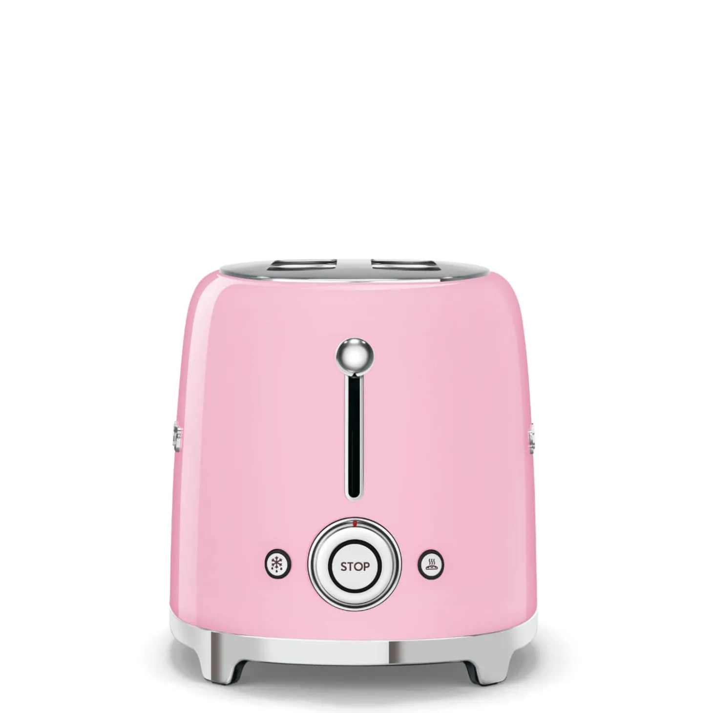 Smeg 50's Style Retro TSF01 2 Slice Toaster - Pink