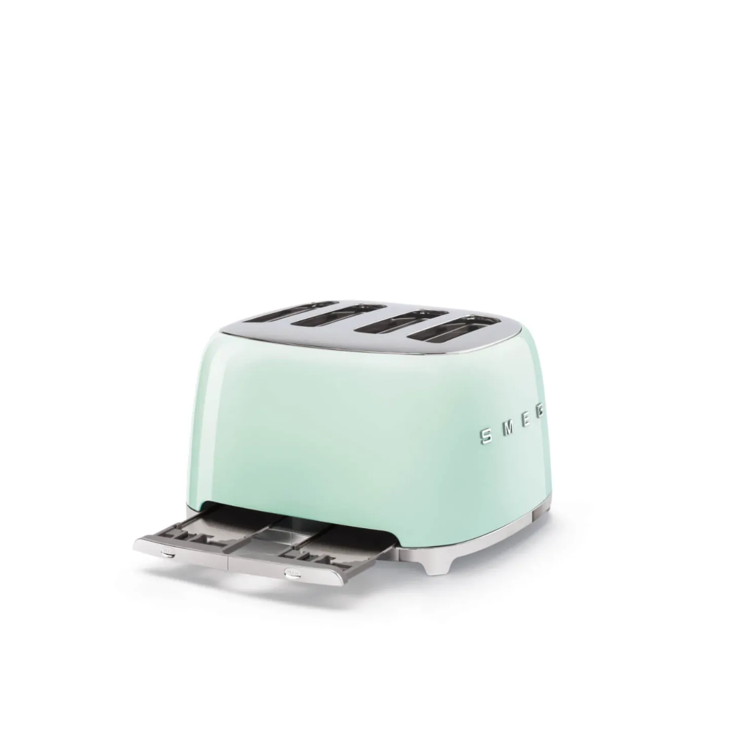 Smeg 50's Style Retro TSF03 4 Slice Toaster - Pastel Green