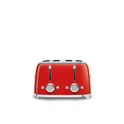 Smeg 50's Style Retro TSF03 4 Slice Toaster - Red