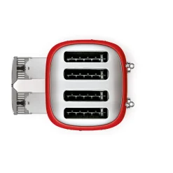 Smeg 50's Style Retro TSF03 4 Slice Toaster - Red
