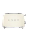Smeg 50's Style Retro TSF01 2 Slice Toaster - Cream