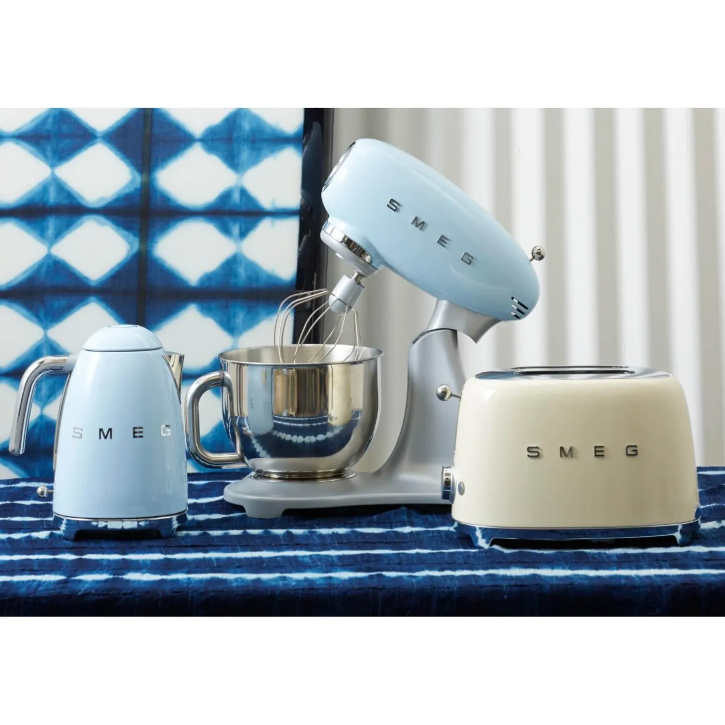 Smeg 50's Style Retro TSF01 2 Slice Toaster - Cream