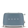 Smeg 50's Style Retro TSF01 2 Slice Toaster - Matte Storm Blue