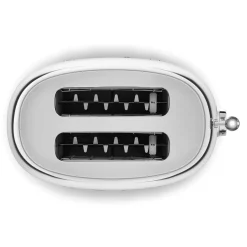 Smeg 50's Style Retro TSF01 2 Slice Toaster - Chrome