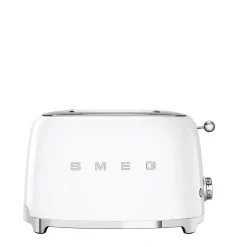 Smeg 50's Style Retro TSF01 2 Slice Toaster - White