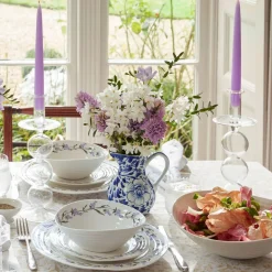 Sophie Conran Porcelain 3 Dip Bowls & Tray Set - Lavandula