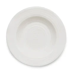 Sophie Conran Porcelain 25cm Rimmed Soup Plate - White