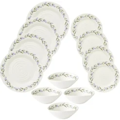 Sophie Conran Porcelain 12-Piece Dinner Set - Lavandula