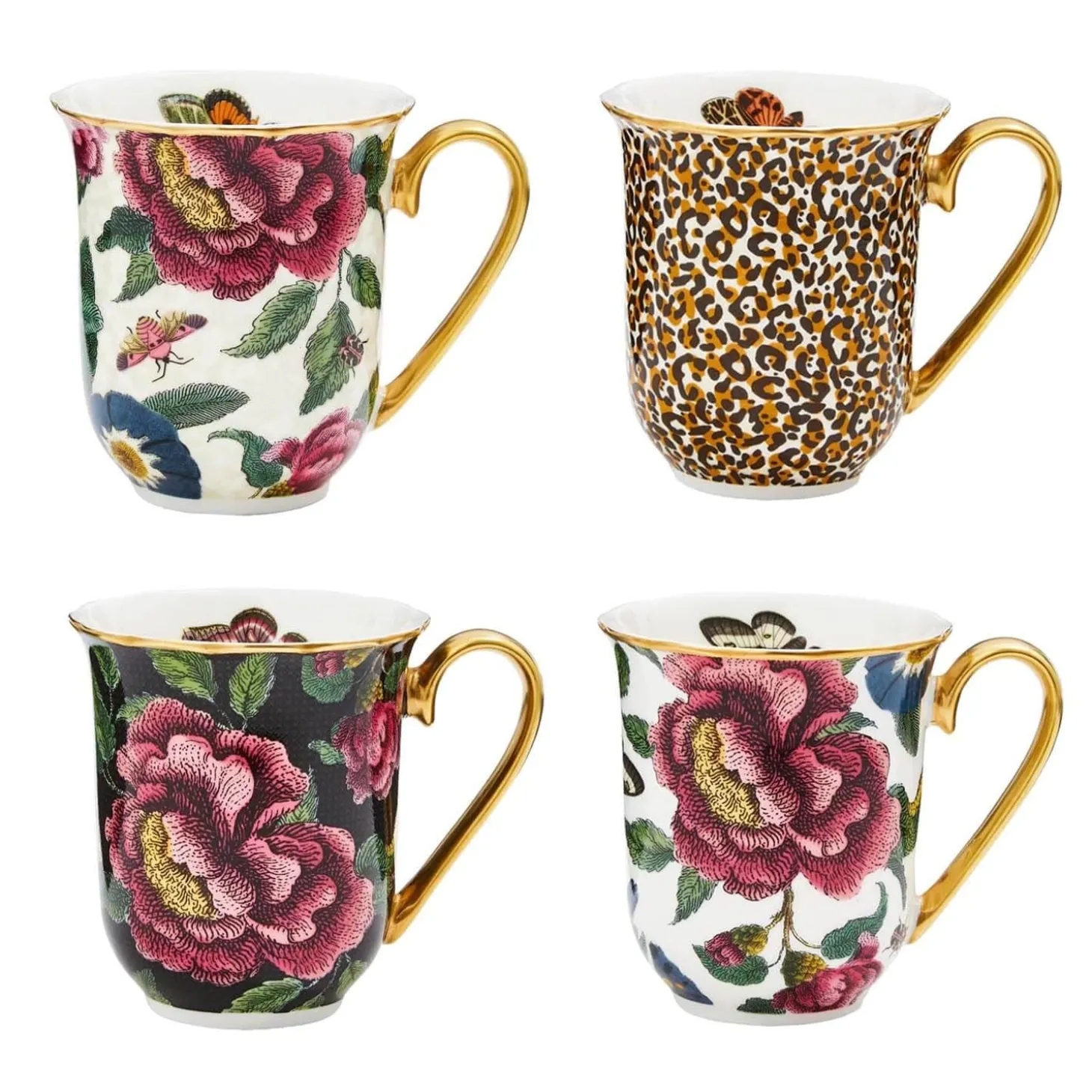 Spode Creatures Of Curiosity 4 Piece Mug Gift Set