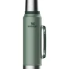 Stanley Legendary Classic 1 Litre Insulated Drinks Bottle - Hammertone Green
