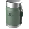 Stanley Legendary Classic 400ml Food Jar + Spork Set - Hammertone Green