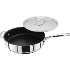 Stellar 7000 Non-Stick Saute Pan With Lid - 28cm