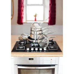 Stellar Profile 18|10 Stainless Steel 5-Piece Draining Saucepan Set