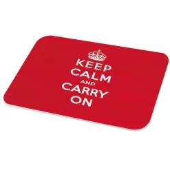Stow Green Medium Glass Worktop Saver - Keep Calm