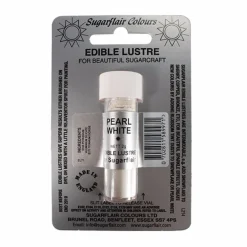 Sugarflair Edible Lustre Dust - Pearl White