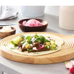 Sur La Table Colour Me Happy Round Paddle Serving Board - Medium