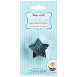 Sweetly Does It 3 Piece Metal Fondant Cutter Set - Star