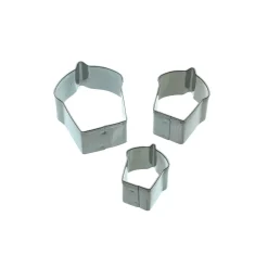 Sweetly Does It 3 Piece Metal Fondant Cutter Set - Cupcake