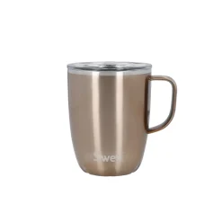 S'well 350ml Travel Mug with Handle - Pyrite