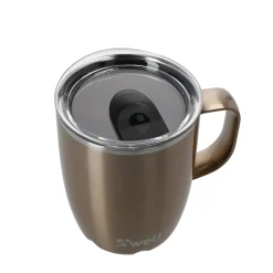 S'well 350ml Travel Mug with Handle - Pyrite