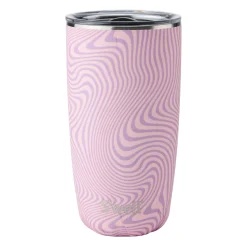 S'well 530ml Travel Tumbler with Lid - Lavender Swirl