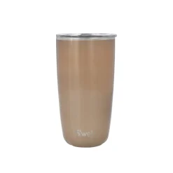 S'well 530ml Travel Tumbler with Lid - Pyrite