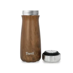 S'well 470ml Traveler Reusable Water Bottle - Teakwood