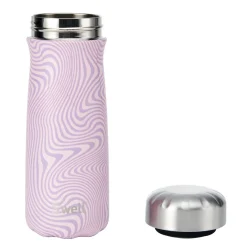 S'well 470ml Traveler Reusable Water Bottle - Lavender Swirl