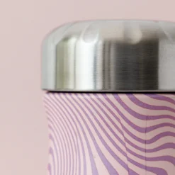 S'well 470ml Traveler Reusable Water Bottle - Lavender Swirl