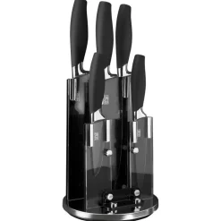 Taylor's Eye Witness Brooklyn 5 Piece Knife Block - Chrome